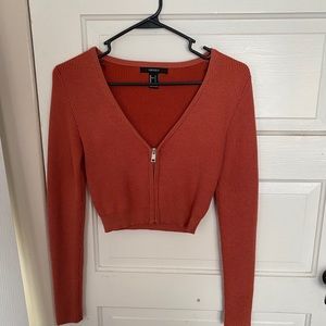 forever 21 crop top sweater